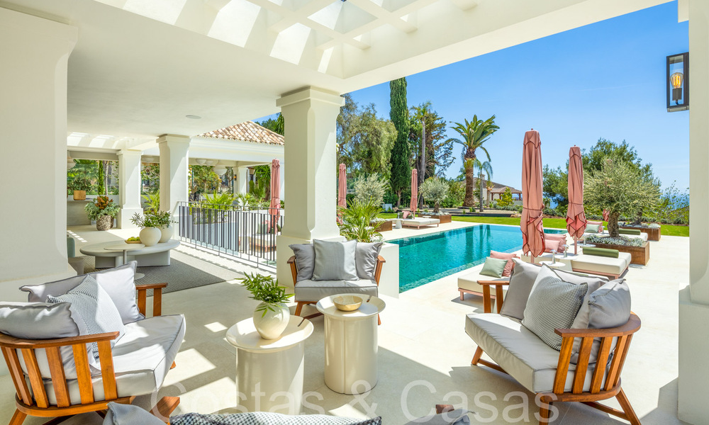 Stately luxury villa for sale in a Mediterranean style in the upscale residential area of Sierra Blanca on Marbella's Golden Mile 71616