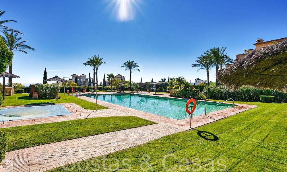 Stunning Mediterranean apartment for sale in a 5 star golf resort on the New Golden Mile in Benahavis - Marbella 71629