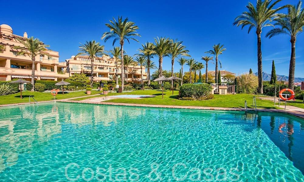 Stunning Mediterranean apartment for sale in a 5 star golf resort on the New Golden Mile in Benahavis - Marbella 71631