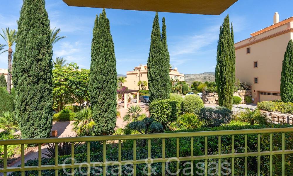 Stunning Mediterranean apartment for sale in a 5 star golf resort on the New Golden Mile in Benahavis - Marbella 71634