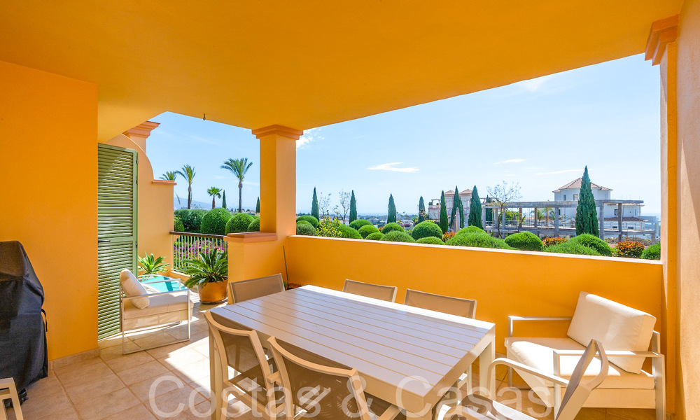 Stunning Mediterranean apartment for sale in a 5 star golf resort on the New Golden Mile in Benahavis - Marbella 71643