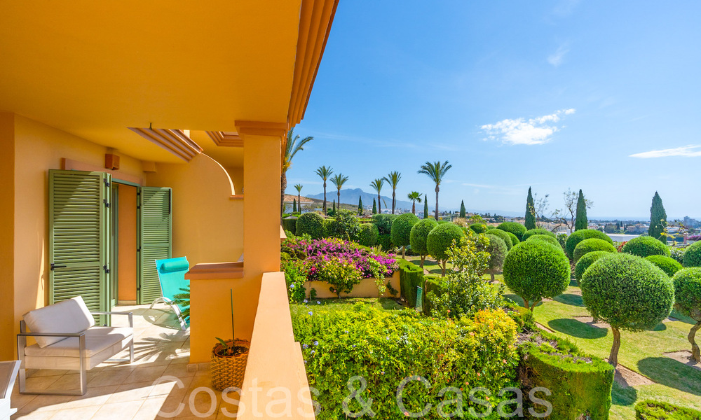 Stunning Mediterranean apartment for sale in a 5 star golf resort on the New Golden Mile in Benahavis - Marbella 71649