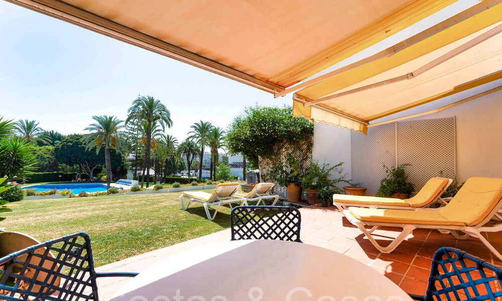 3 bedroom garden apartment for sale walking distance to Puerto Banus, Marbella 71805