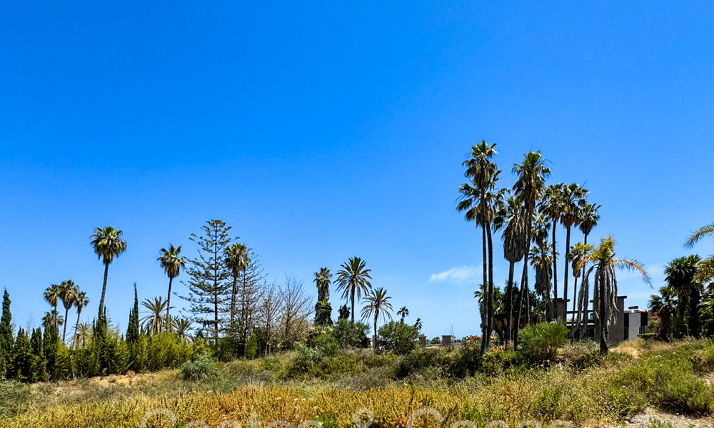 Plot with exclusive project for sale for a luxury villa, with sea views and walking distance to Puerto Banus, Marbella 71838