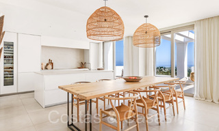 Stylish contemporary luxury Mediterranean penthouse for sale with unobstructed panoramic views in Nueva Andalucia, Marbella 71933 