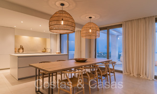 Stylish contemporary luxury Mediterranean penthouse for sale with unobstructed panoramic views in Nueva Andalucia, Marbella 71972 