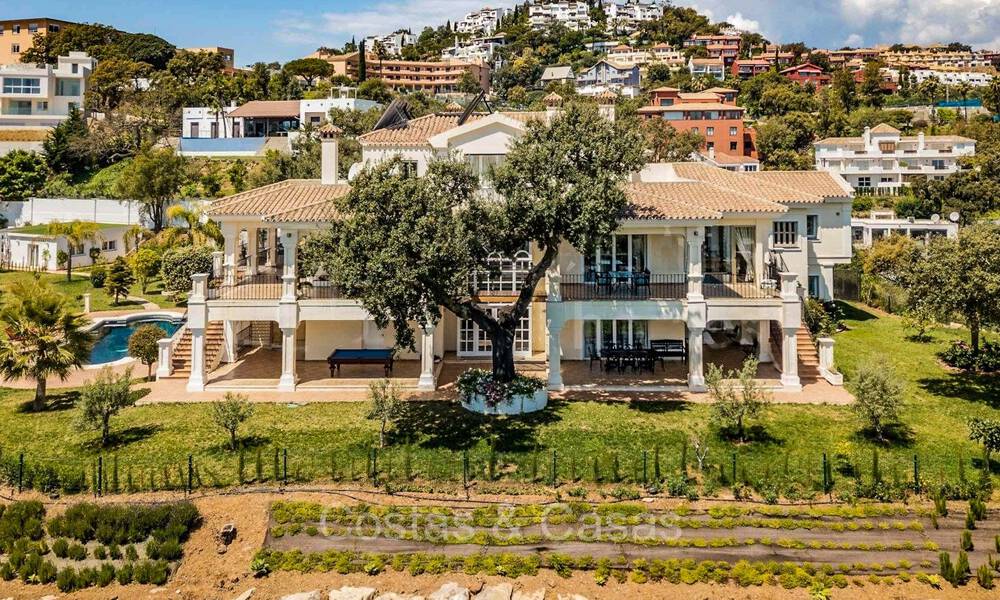 Majestic Mediterranean style villa for sale, with sea views, in a natural setting east of Marbella centre 72161