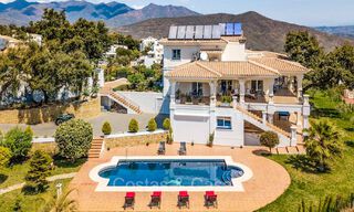 Majestic Mediterranean style villa for sale, with sea views, in a natural setting east of Marbella centre 72162 