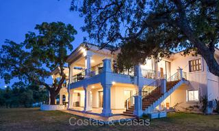 Majestic Mediterranean style villa for sale, with sea views, in a natural setting east of Marbella centre 72165 