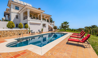 Majestic Mediterranean style villa for sale, with sea views, in a natural setting east of Marbella centre 72172 