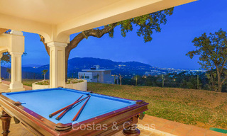 Majestic Mediterranean style villa for sale, with sea views, in a natural setting east of Marbella centre 72176 