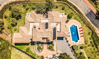 Majestic Mediterranean style villa for sale, with sea views, in a natural setting east of Marbella centre 72180 