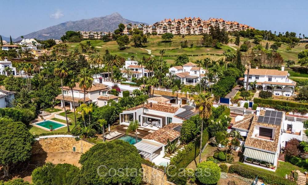 Stylishly renovated luxury villa for sale, bordering the golf course in Nueva Andalucia, Marbella 72291