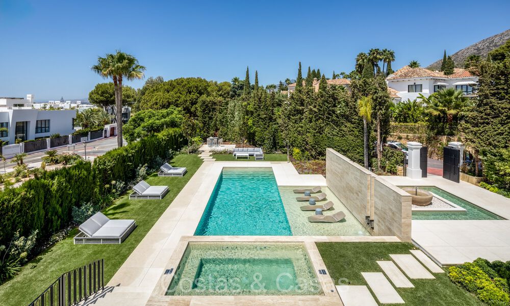 Stately luxury villa with modern Mediterranean architecture for sale in the prestigious residential area of Sierra Blanca in Marbella 72418