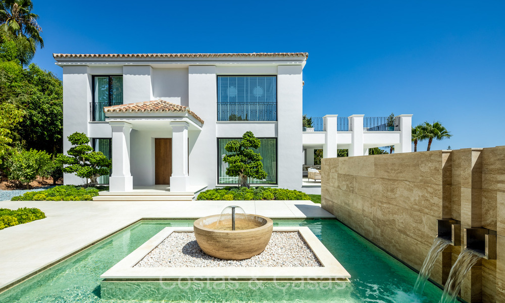 Stately luxury villa with modern Mediterranean architecture for sale in the prestigious residential area of Sierra Blanca in Marbella 72441