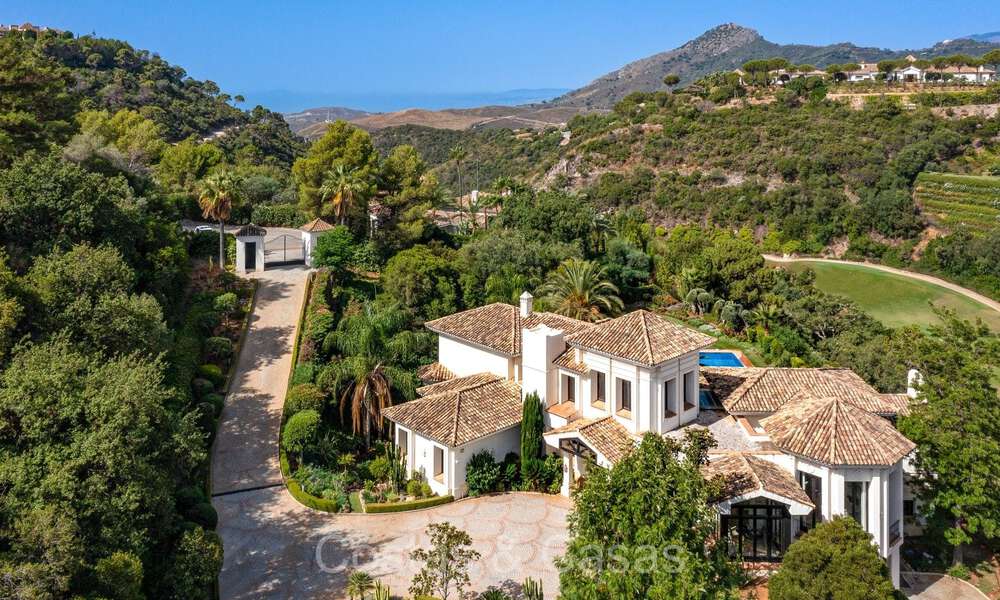 Prestigious Spanish luxury villa for sale bordering the golf course in the prestigious La Zagaleta golf resort, Benahavis - Marbella 72452