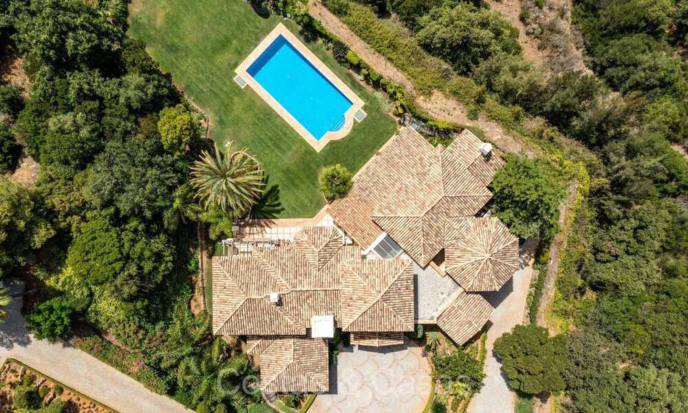 Prestigious Spanish luxury villa for sale bordering the golf course in the prestigious La Zagaleta golf resort, Benahavis - Marbella 72461