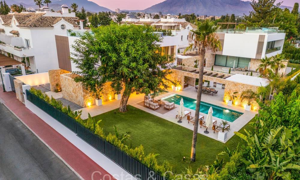 New, state-of-the-art luxury villa for sale, walking distance to the beach in San Pedro, Marbella 72479