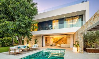 New, state-of-the-art luxury villa for sale, walking distance to the beach in San Pedro, Marbella 72513 