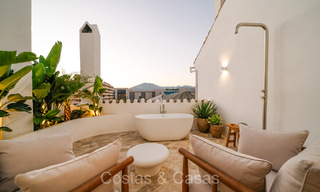 Beautifully renovated apartment with ample terrace for sale w/ stunning views in the marina of Puerto Banus, Marbella 72616 