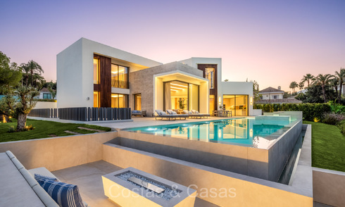 Architectural boutique villa for sale, frontline Las Brisas golf in Nueva Andalucia, Marbella 72625