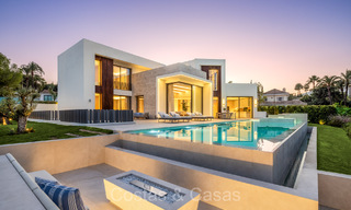 Architectural boutique villa for sale, frontline Las Brisas golf in Nueva Andalucia, Marbella 72625 