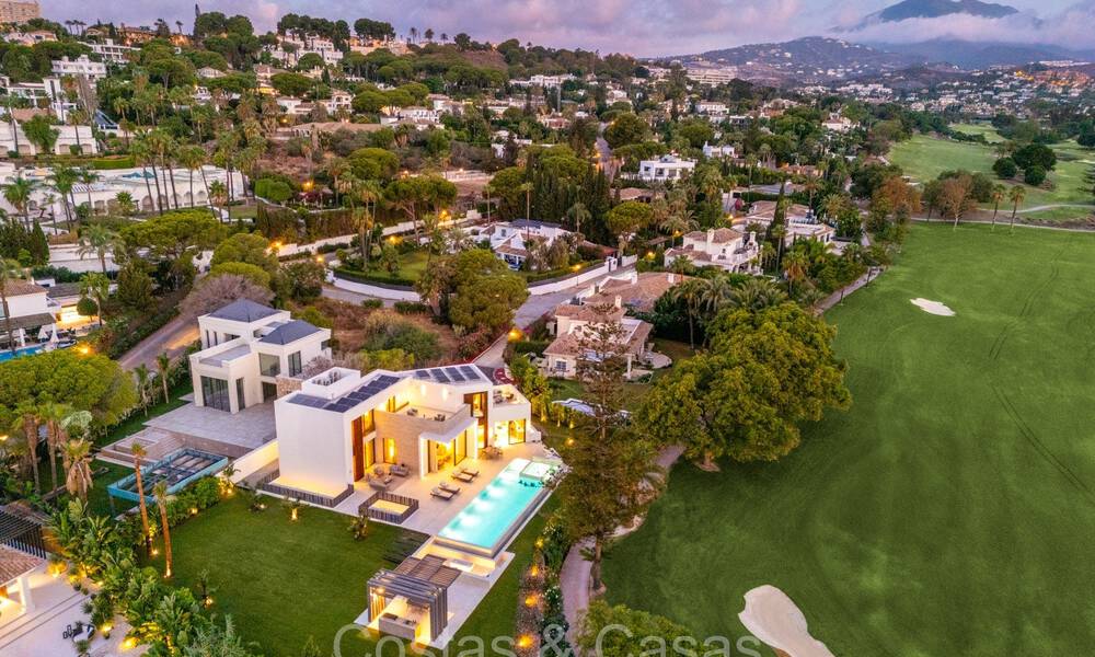 Architectural boutique villa for sale, frontline Las Brisas golf in Nueva Andalucia, Marbella 72627