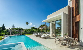 Architectural boutique villa for sale, frontline Las Brisas golf in Nueva Andalucia, Marbella 72645 