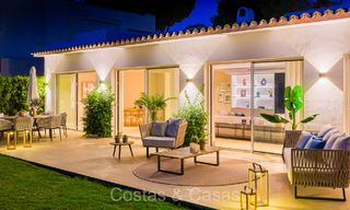 Mediterranean single storey villa for sale bordering the Aloha golf course in Nueva Andalucia, Marbella 72847 