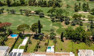 Mediterranean single storey villa for sale bordering the Aloha golf course in Nueva Andalucia, Marbella 72848 