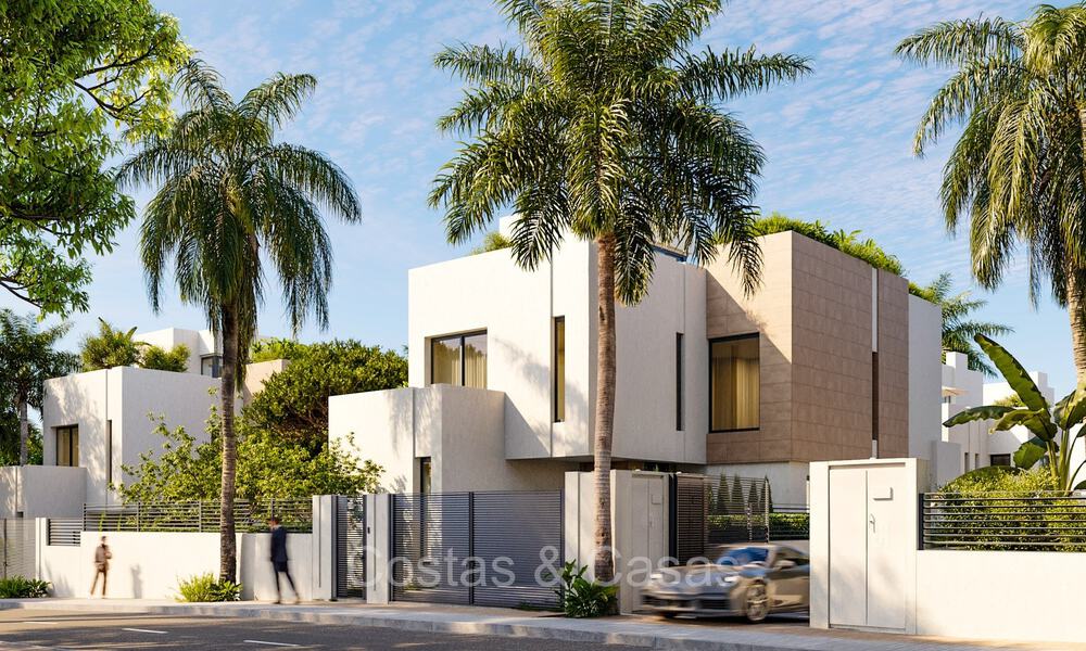 Modern new build villas for sale just metres from the beach east of Marbella centre 72686