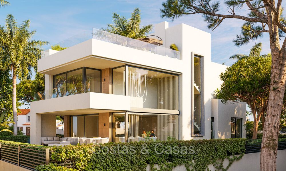 Modern new build villas for sale just metres from the beach east of Marbella centre 72705