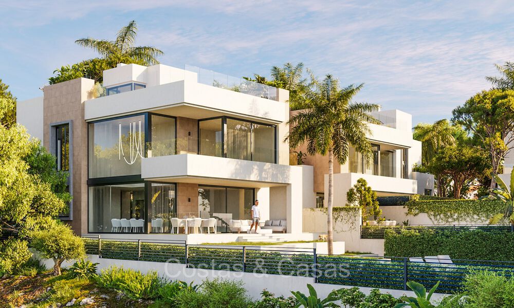 Modern new build villas for sale just metres from the beach east of Marbella centre 72710