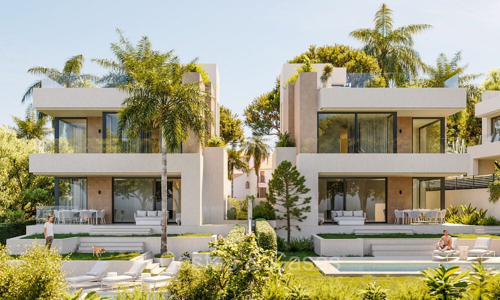 Modern new build villas for sale just metres from the beach east of Marbella centre 72711