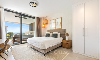 Move-in ready, modern, elegant garden apartment with private garden and sea views for sale in Marbella East 72721 