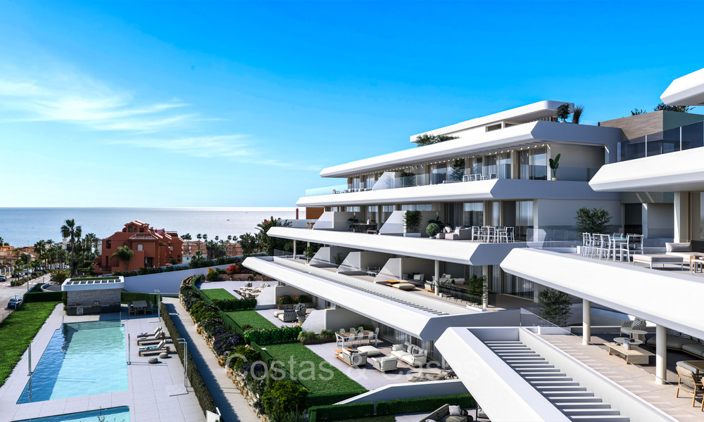 Energy efficient new build apartments for sale walking distance to the beach in West Estepona 72748