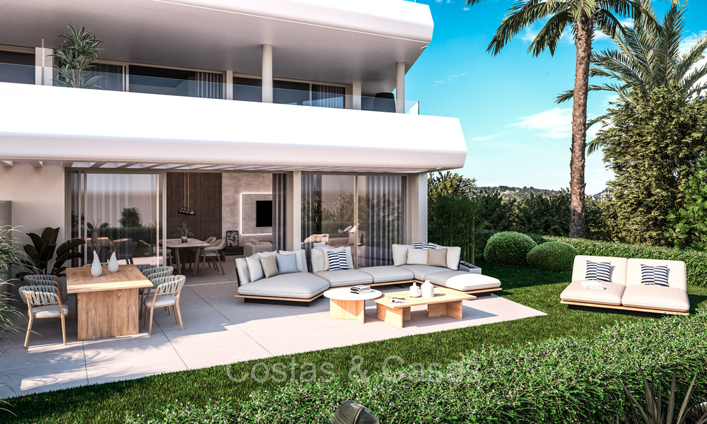 Energy efficient new build apartments for sale walking distance to the beach in West Estepona 72752