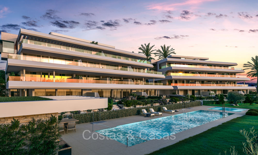 Energy efficient new build apartments for sale walking distance to the beach in West Estepona 72753