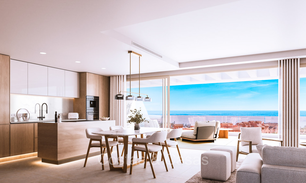 Energy efficient new build apartments for sale walking distance to the beach in West Estepona 72754