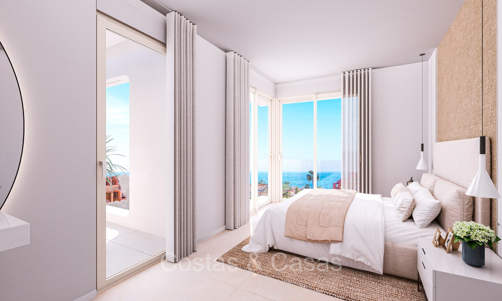 Energy efficient new build apartments for sale walking distance to the beach in West Estepona 72756