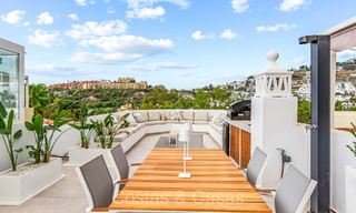 Move-in ready townhouse with large roof terrace for sale in a gated community in La Quinta, Benahavis - Marbella 72977 