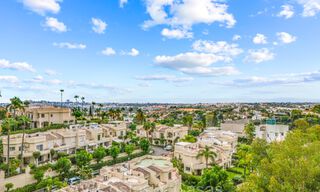 Move-in ready townhouse with large roof terrace for sale in a gated community in La Quinta, Benahavis - Marbella 72979 