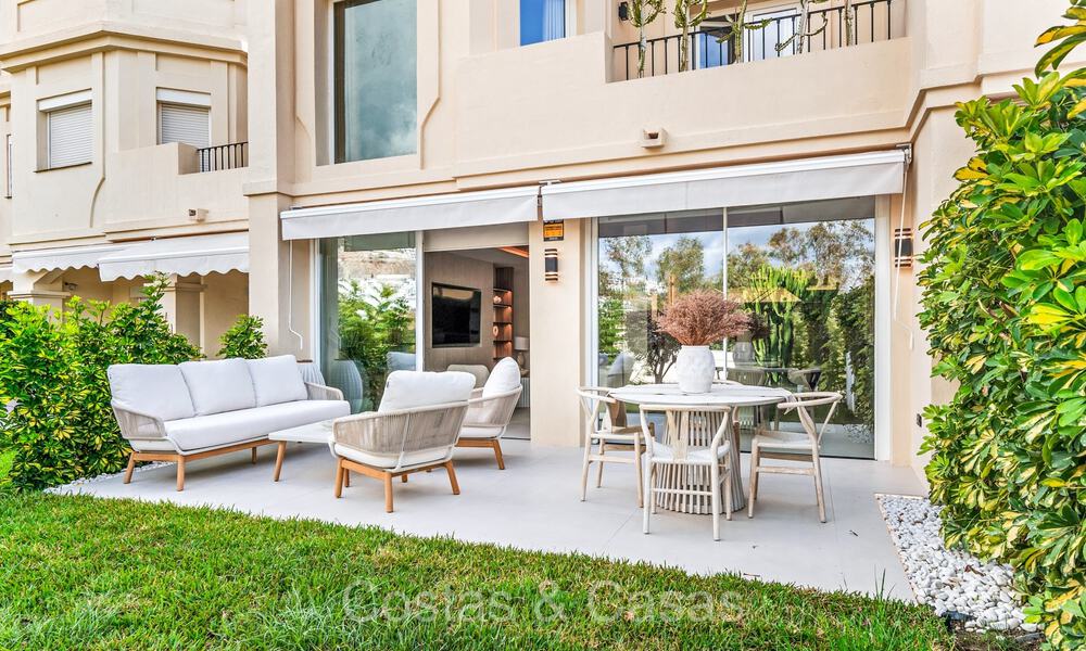 Move-in ready townhouse with large roof terrace for sale in a gated community in La Quinta, Benahavis - Marbella 72990