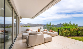 Move-in ready, modernist garden apartment with sea views for sale, a short drive from Marbella centre 72886 