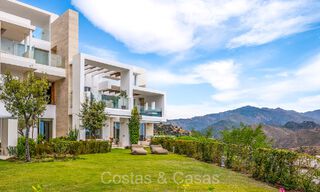 Move-in ready, modernist garden apartment with sea views for sale, a short drive from Marbella centre 72890 