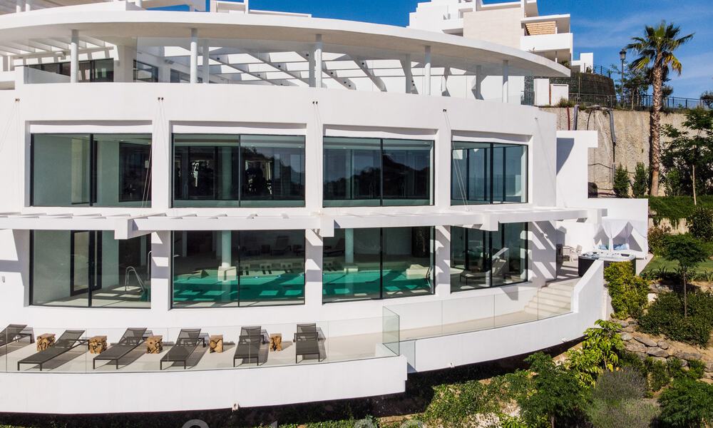 Move-in ready, modernist garden apartment with sea views for sale, a short drive from Marbella centre 72895