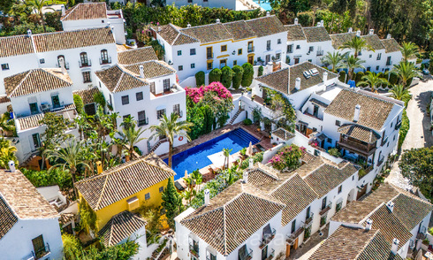 Prestigious townhouse for sale in an exclusive ‘pueblo style’ urbanisation on Marbella’s Golden Mile 73201