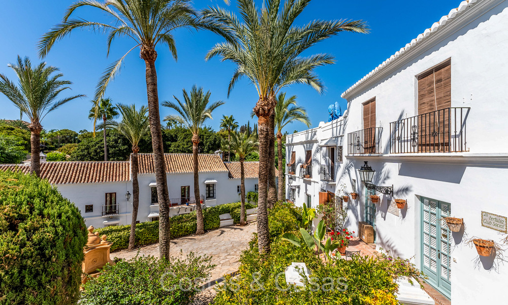 Prestigious townhouse for sale in an exclusive ‘pueblo style’ urbanisation on Marbella’s Golden Mile 73207