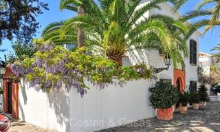 Prestigious townhouse for sale in an exclusive ‘pueblo style’ urbanisation on Marbella’s Golden Mile 73310 