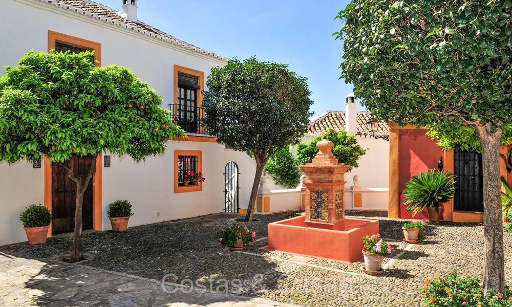 Prestigious townhouse for sale in an exclusive ‘pueblo style’ urbanisation on Marbella’s Golden Mile 73311